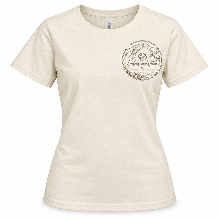 Ladies - Ocean Harmony Coastal Tee | Loulous and Stitch