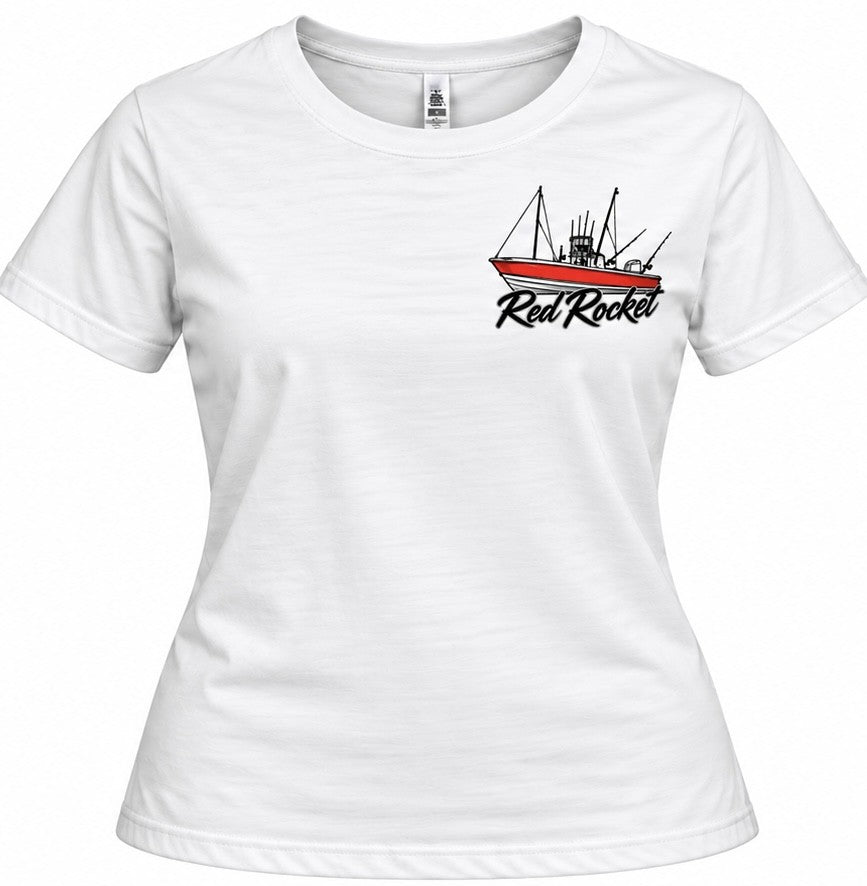 Unisex - Red Rocket Fishing Boat Tee | Loulous and Stitch