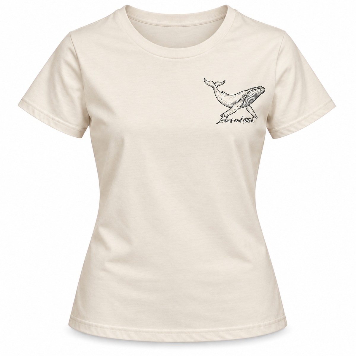 Ladies - Ocean Soul Humpback Whale Tee – Plain | Loulous and Stitch