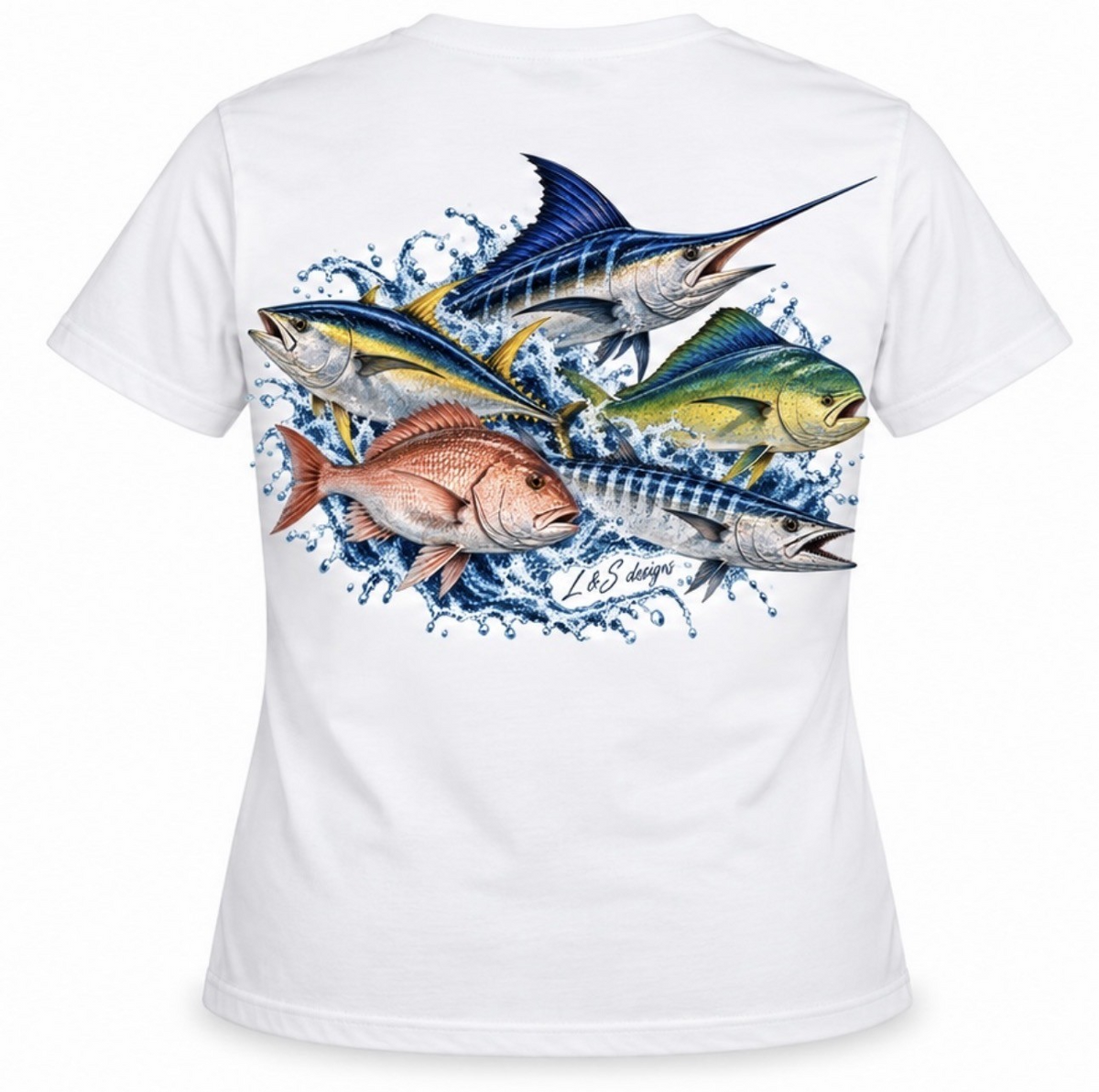 Unisex - Ocean Predators Fishing Tee | Loulous and Stitch
