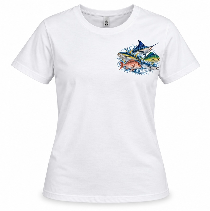 Unisex - Ocean Predators Fishing Tee | Loulous and Stitch